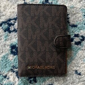 Michael Kors Dark Brown Card Holder Passport holder wallet